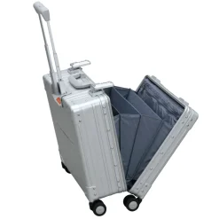 Aleon Aircraft Grade 17 inch Deluxe Aluminum Wheeled Business Case