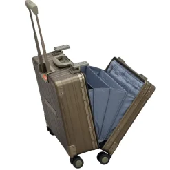 Aleon Aircraft Grade 17 inch Deluxe Aluminum Wheeled Business Case