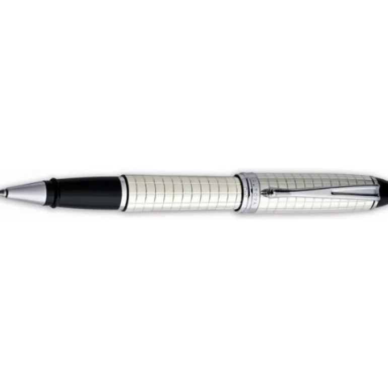 Aurora Ipsilon Sterling Silver Quadra Pattern Rollerball Pen