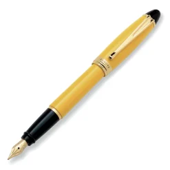 Aurora Pens Ipsilon Resin Yellow Fountain Pen | Altman Luggage