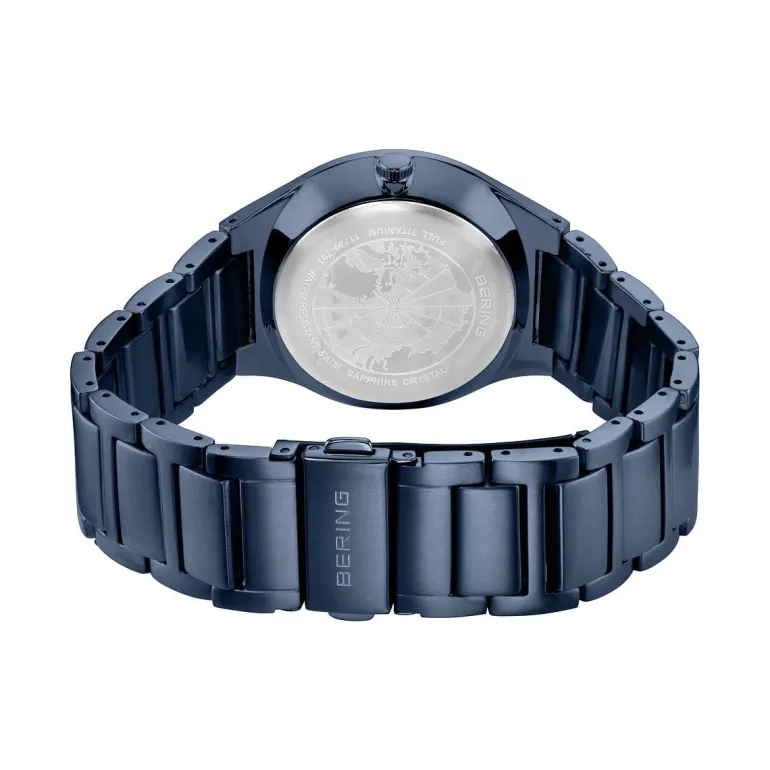 Bering Mens Watch | Titanium | Matte Blue | 11739797 | Altman Luggage