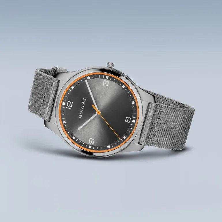 Bering Men's Watch | Ultra Slim | polished/brushed grey | 18342-577