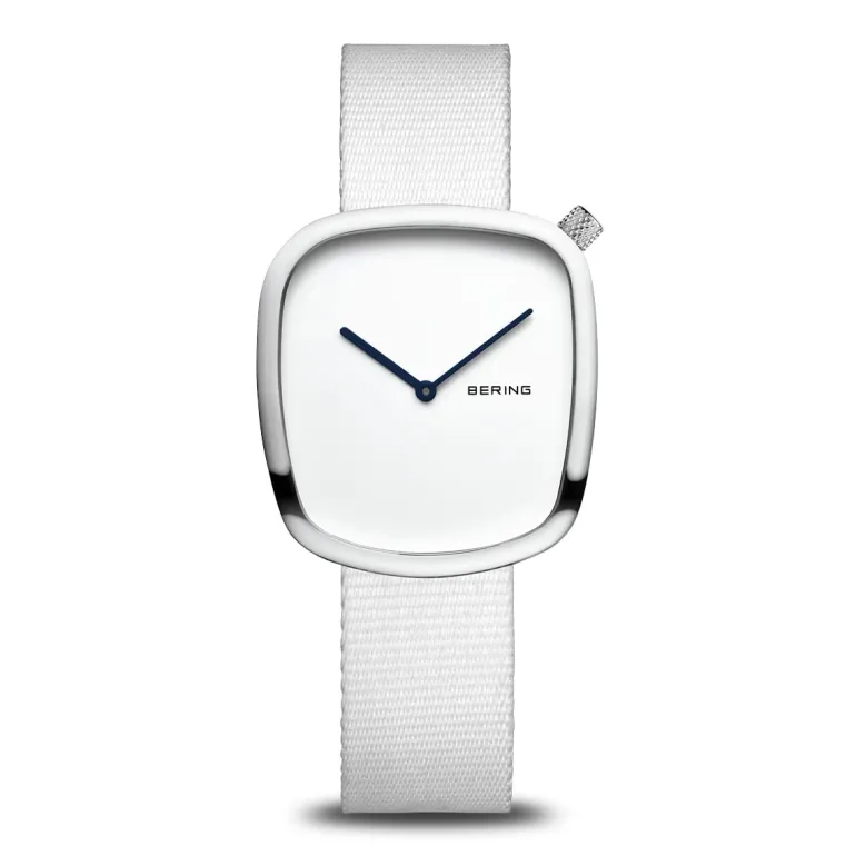 Bering Mens Watch Automatic polished brushed Grey Grey Dial 16743377