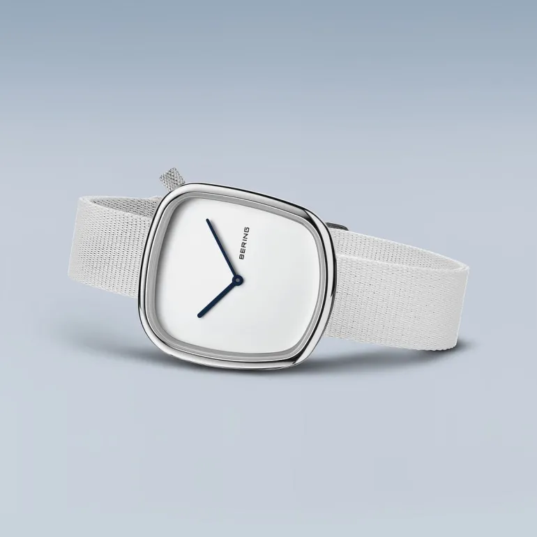 Bering Mens Watch Automatic polished brushed Grey Grey Dial 16743377