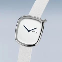 Bering Mens Watch Automatic polished brushed Grey Grey Dial 16743377