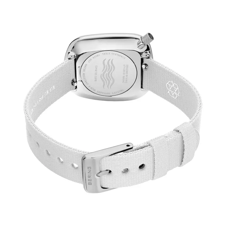 Bering Mens Watch Automatic polished brushed Grey Grey Dial 16743377