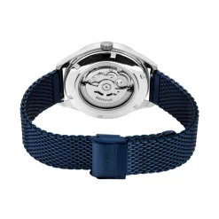Bering Mens Watch Automatic polished brushed silver Blue Dial 16743307