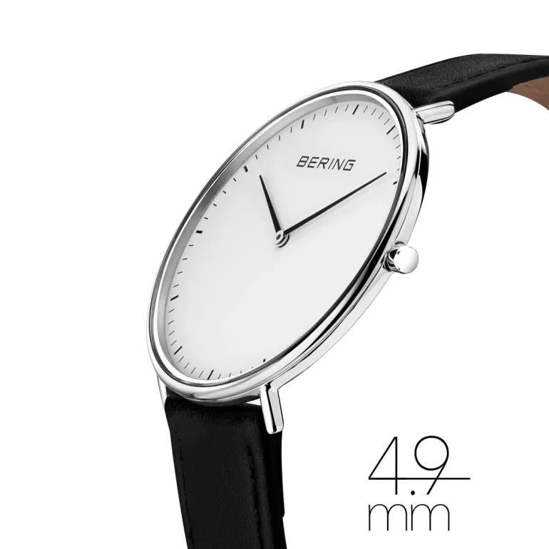 Bering Unisex Watch | Ultra Slim | Polished Silver | 15739404