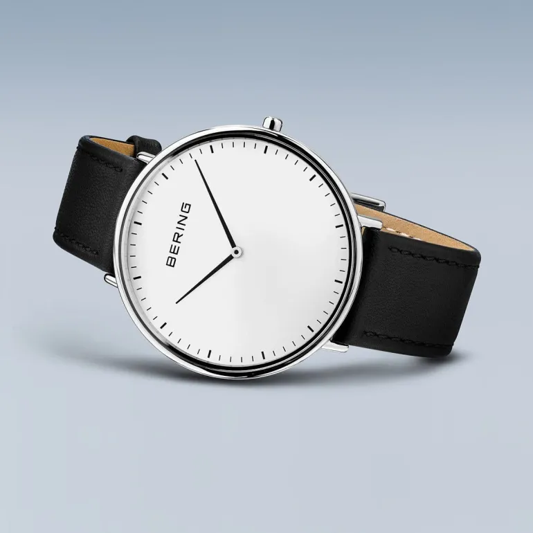 Bering Unisex Watch | Ultra Slim | Polished Silver | 15739404