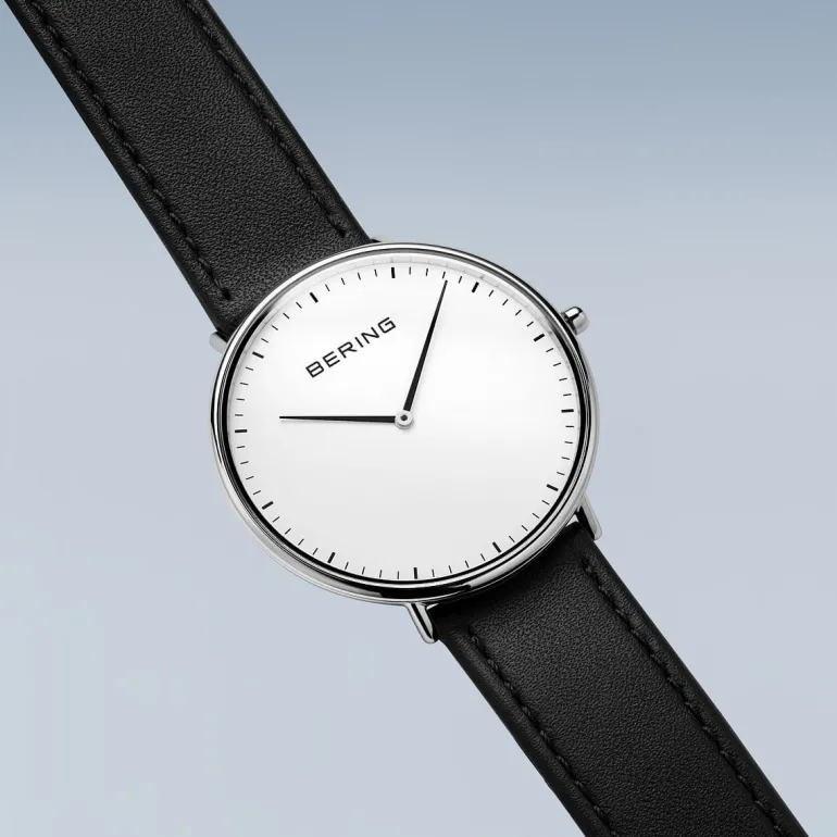 Bering Unisex Watch | Ultra Slim | Polished Silver | 15739404