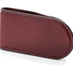 Bosca Leather Covered Money Clip Brown | Altman Luggage | Wallet Sale