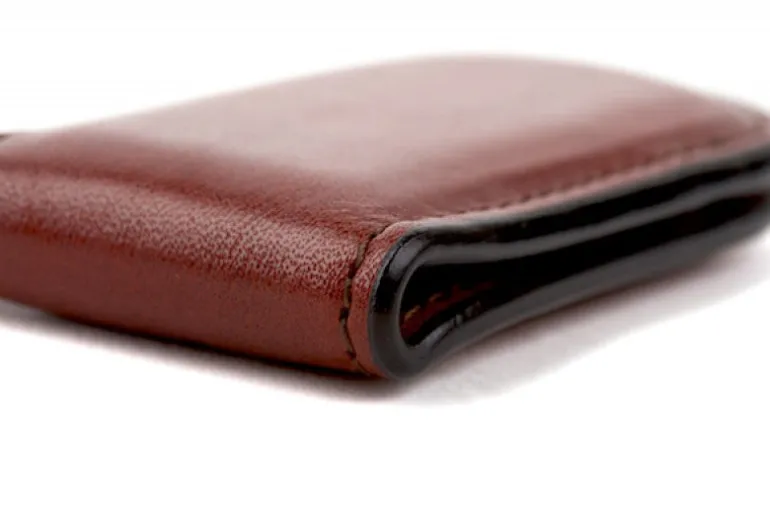 Bosca Magnetic Money Clip Cognac | Altman Luggage | Wallet Sale