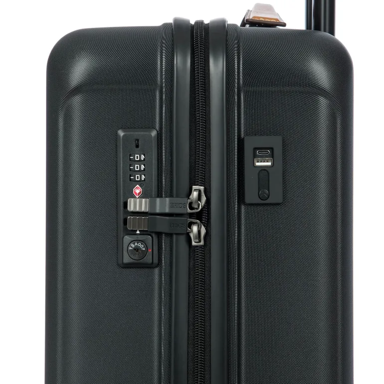 Brics Capri 21 Spinner Matte Black On Sale | Altman Luggage New York