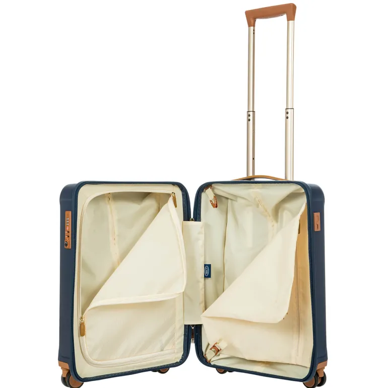Brics Capri 21 Spinner Matte Blue On Sale | Altman Luggage New York