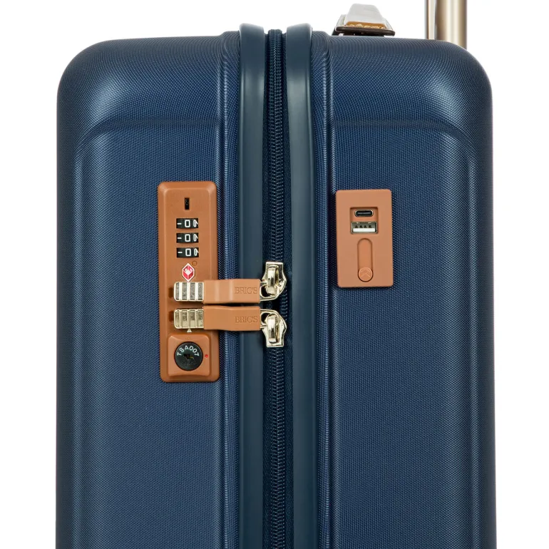 Brics Capri 21 Spinner Matte Blue On Sale | Altman Luggage New York