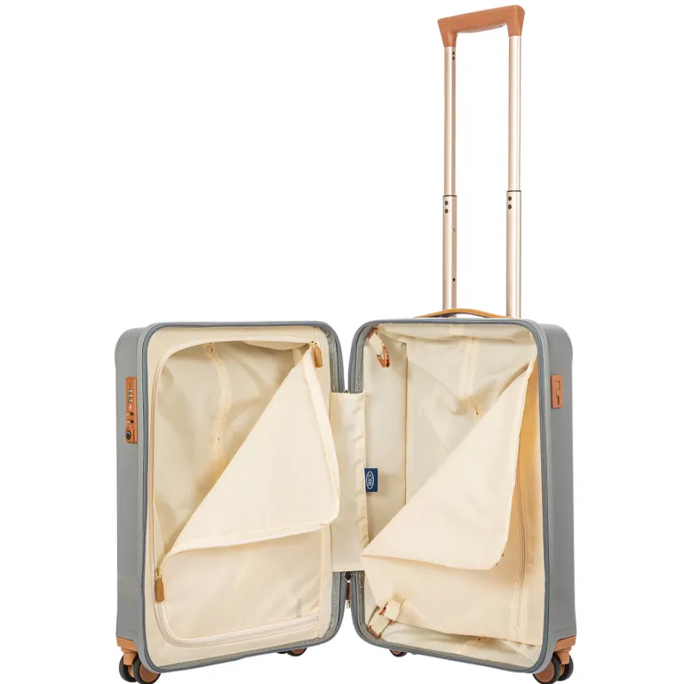 Brics Capri 21 Spinner Silver Shine On Sale | Altman Luggage New York