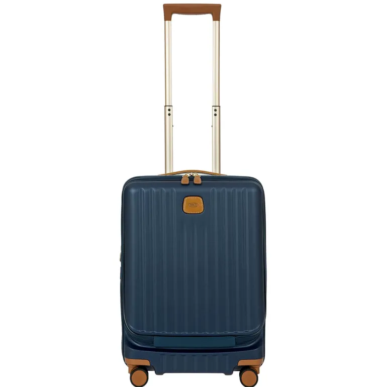 Brics Capri 21 Spinner With Pocket Expandable Matte Blue On Sale