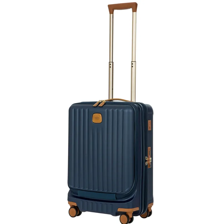 Brics Capri 21 Spinner With Pocket Expandable Matte Blue On Sale