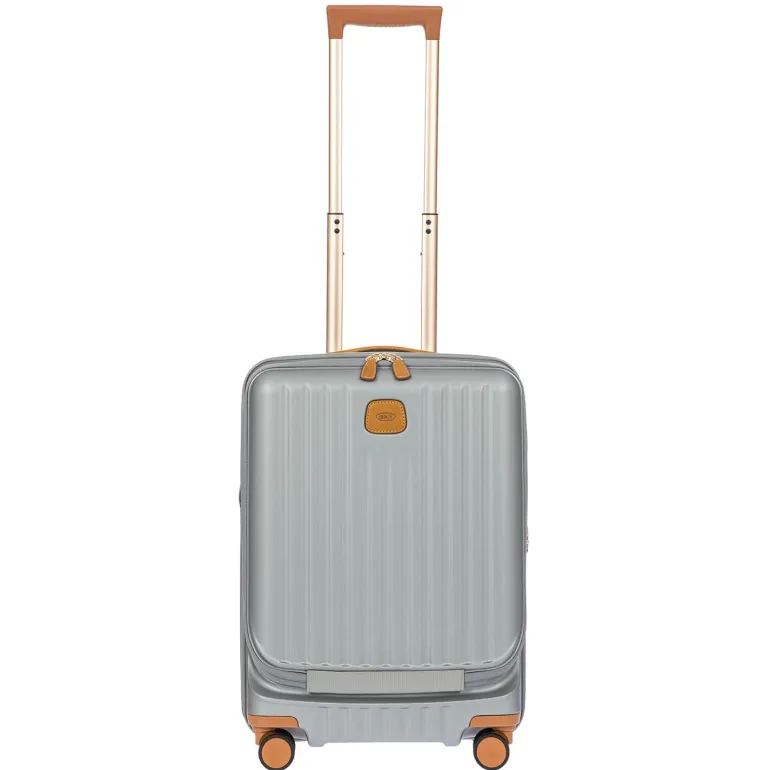 Brics Capri 21 Spinner With Pocket Expandable Silver Shine On Sale