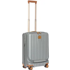 Brics Capri 21 Spinner With Pocket Expandable Silver Shine On Sale