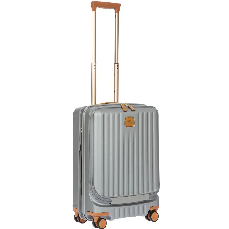 Brics Capri 21 Spinner With Pocket Expandable Silver Shine On Sale