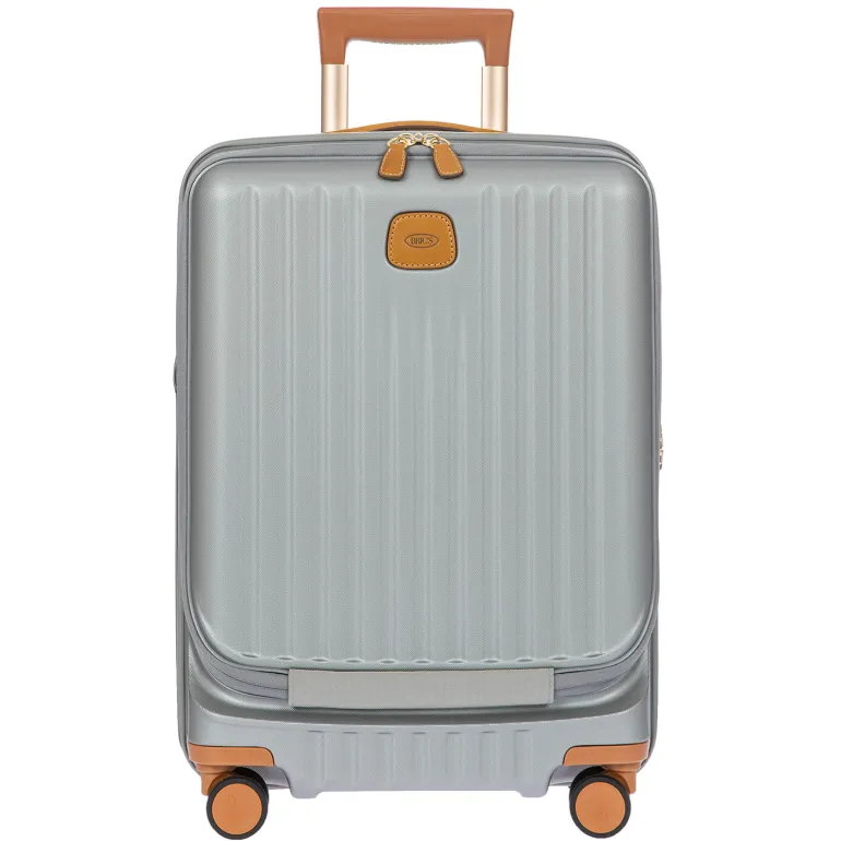 Brics Capri 21 Spinner With Pocket Expandable Silver Shine On Sale