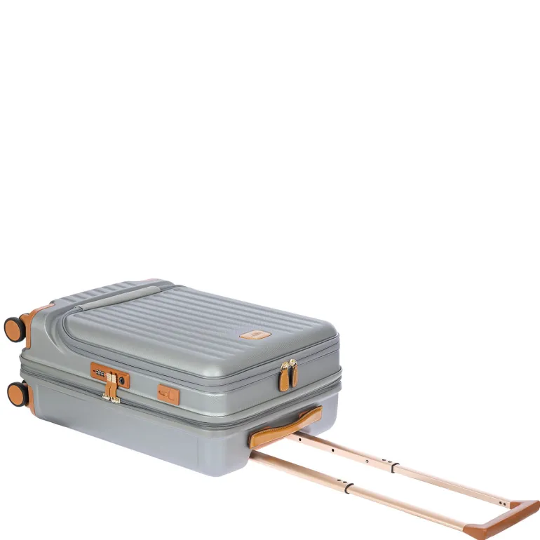 Brics Capri 21 Spinner With Pocket Expandable Silver Shine On Sale