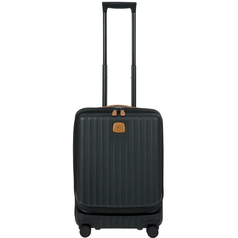 Brics Capri 21 Spinner With Pocket Expandable Matte Black On Sale