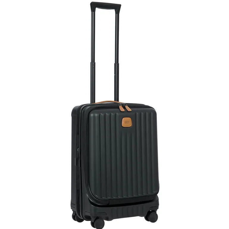Brics Capri 21 Spinner With Pocket Expandable Matte Black On Sale