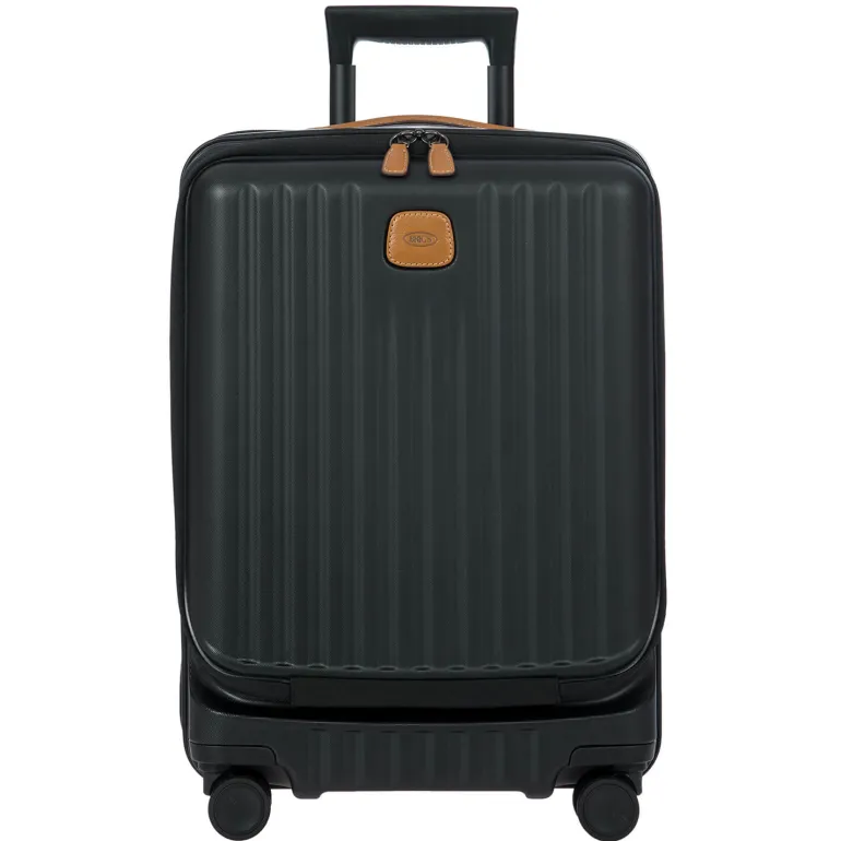Brics Capri 21 Spinner With Pocket Expandable Matte Black On Sale