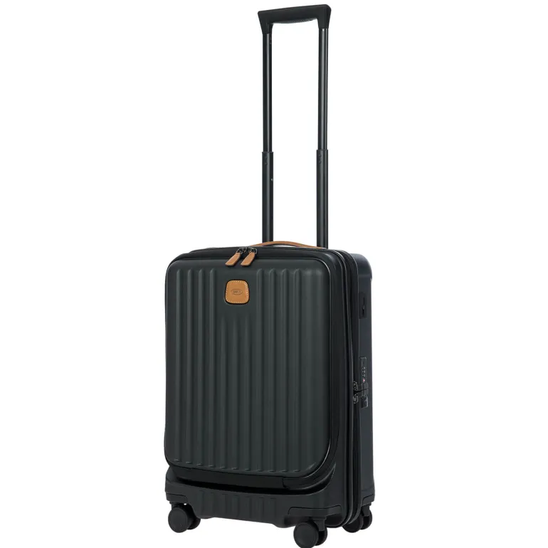 Brics Capri 21 Spinner With Pocket Expandable Matte Black On Sale