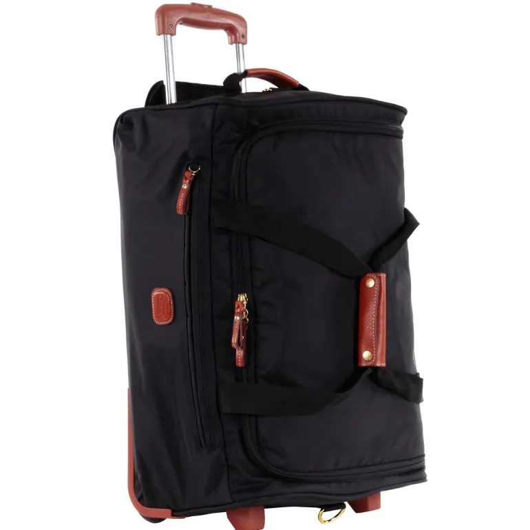 Brics X Bag Carry on Rolling Duffle Bag Black | Altman Luggage