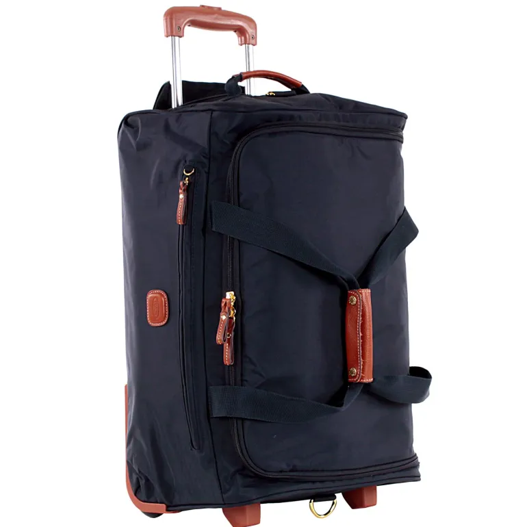 Brics X Bag Carry on Rolling Duffle Bag Black | Altman Luggage