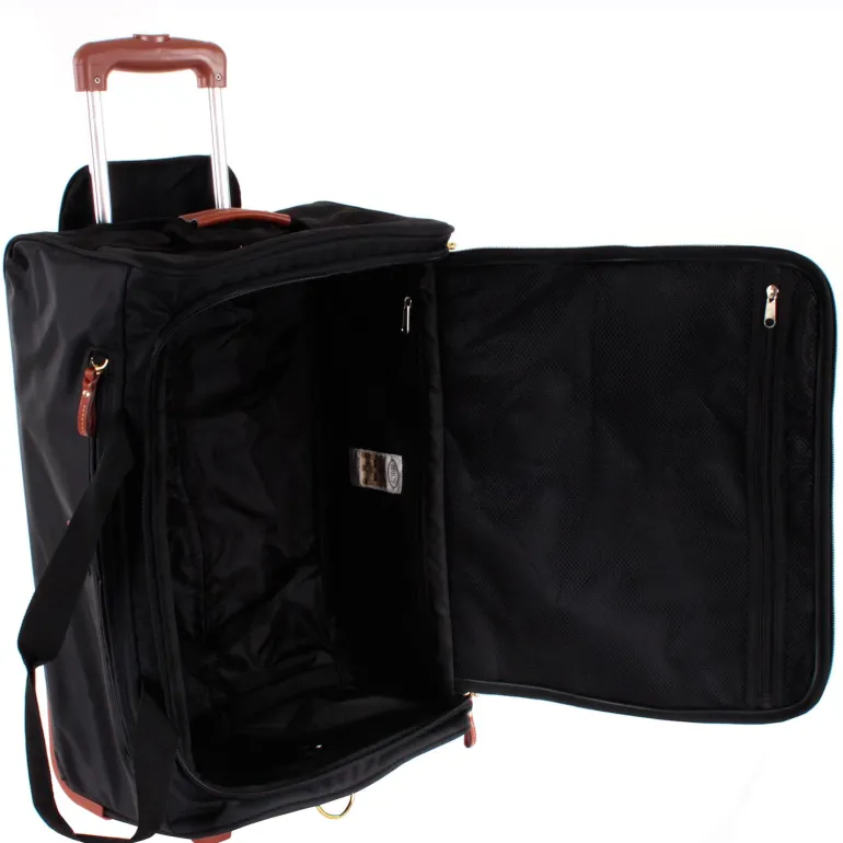 Brics X Bag Carry on Rolling Duffle Bag Black | Altman Luggage