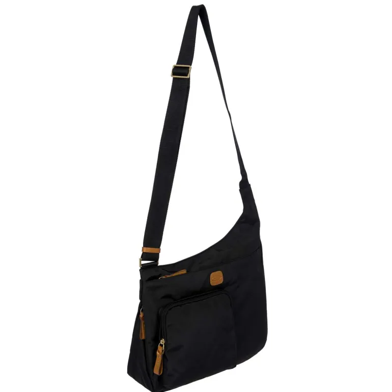 Brics X Bag Hipster Envelope Black BXG42732 | Altman Luggage