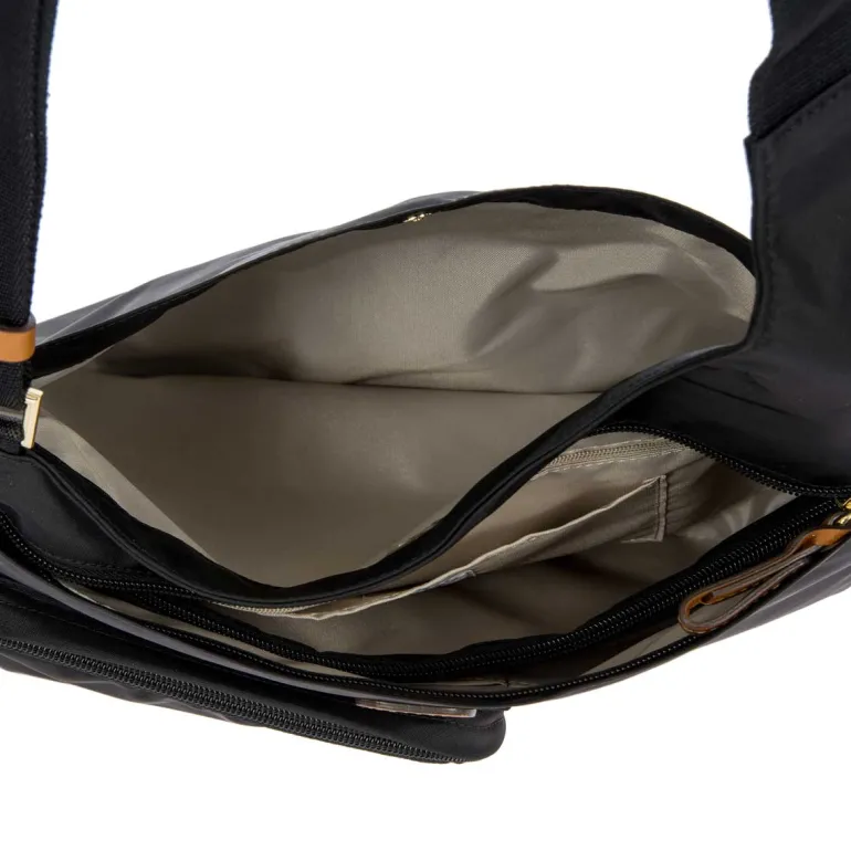 Brics X Bag Hipster Envelope Black BXG42732 | Altman Luggage