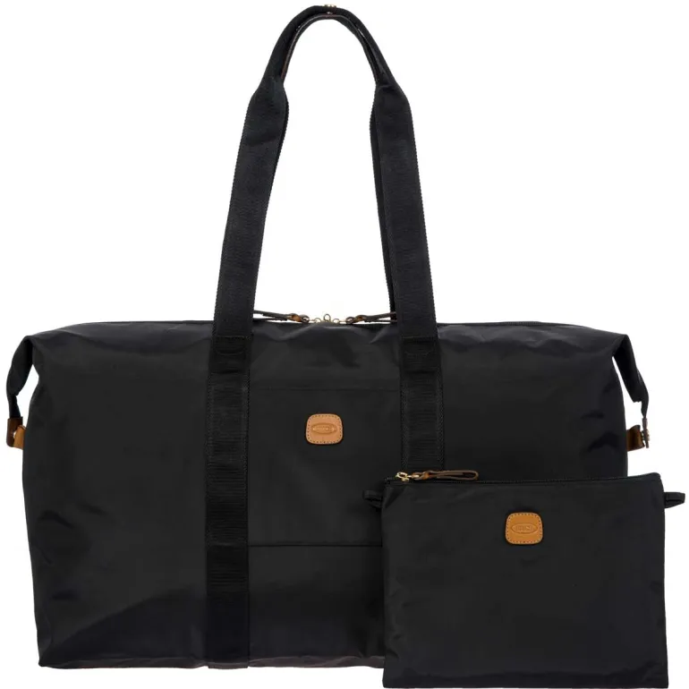 Brics XBag 18 Folding Duffle Bag Black BXG40202 | Altman Luggage