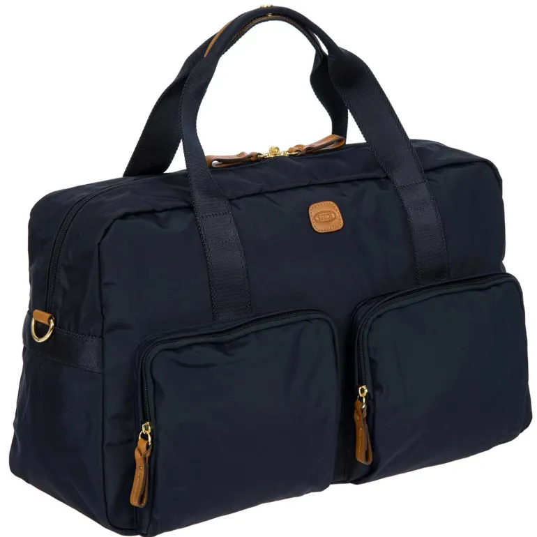 Brics XBag Boarding Duffle Bag with Pockets Navy BXL42192050