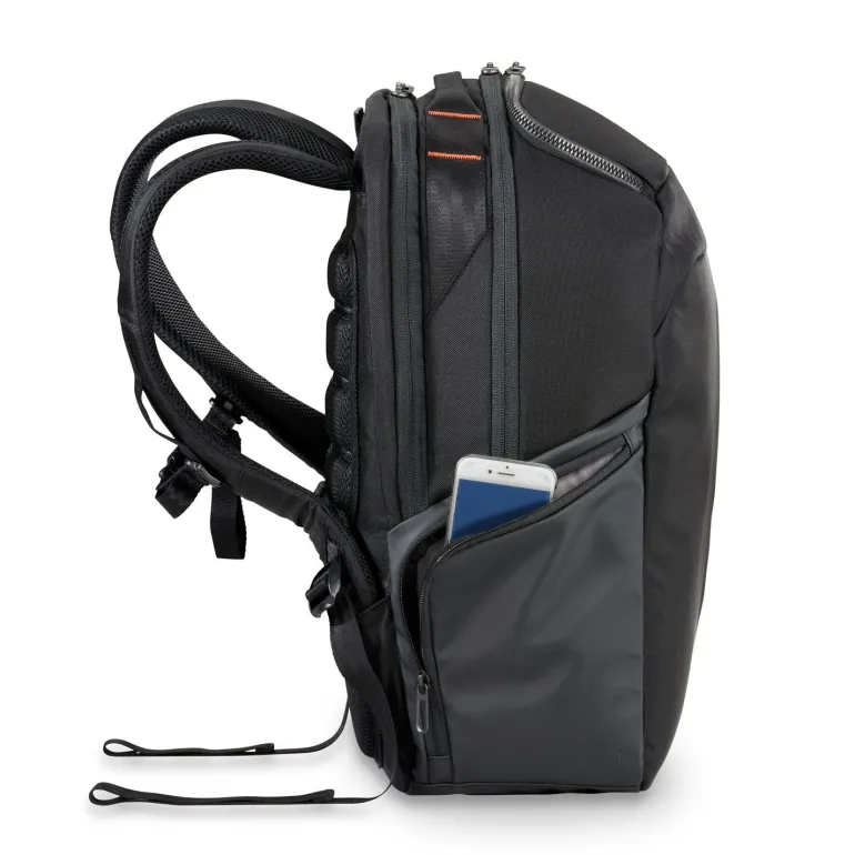 Briggs and Riley ZDX Cargo Backpack Black | Altman Luggage