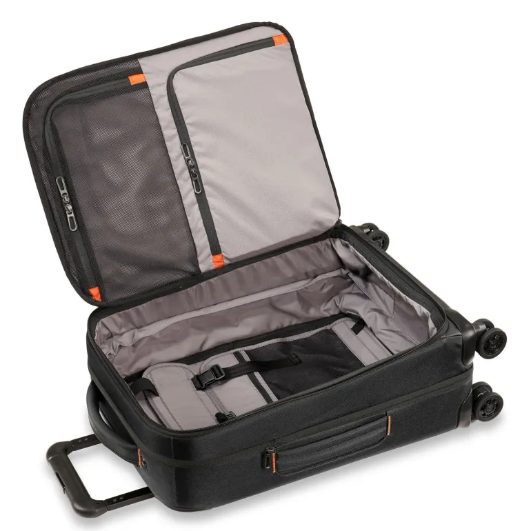 Briggs and Riley ZDX Domestic Carry on Expandable Spinner Black
