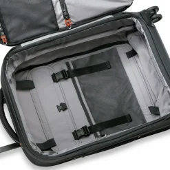 Briggs and Riley ZDX Domestic Carry on Expandable Spinner Black