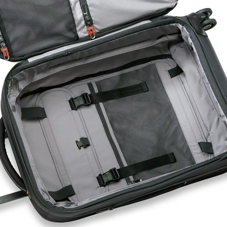 Briggs and Riley ZDX Domestic Carry on Expandable Spinner Black