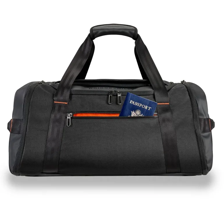 Briggs and Riley ZDX Large Travel Duffle Bag Black | Altman Luggage