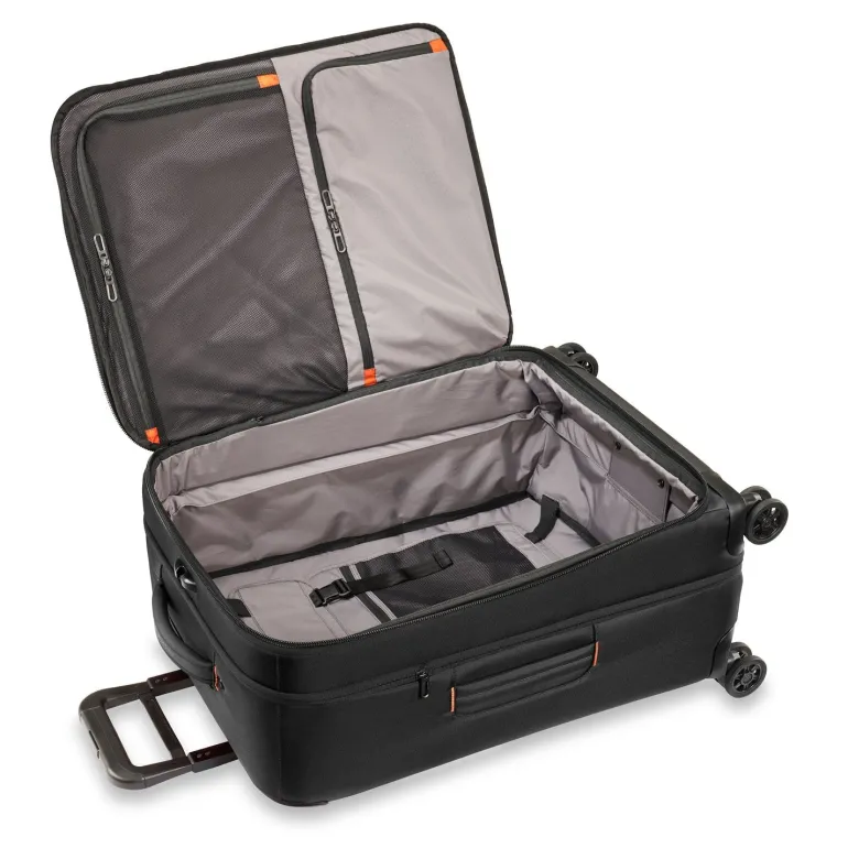 Briggs and Riley ZDX Medium Expandable Spinner Black | Altman Luggage