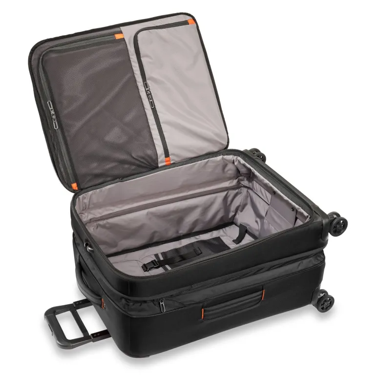 Briggs and Riley ZDX Medium Expandable Spinner Black | Altman Luggage