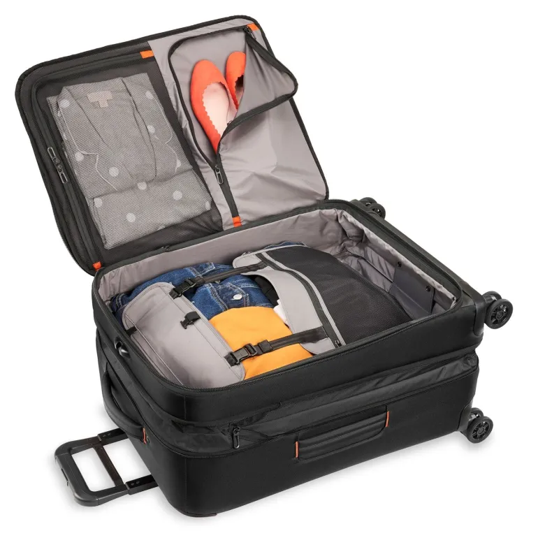 Briggs and Riley ZDX Medium Expandable Spinner Black | Altman Luggage