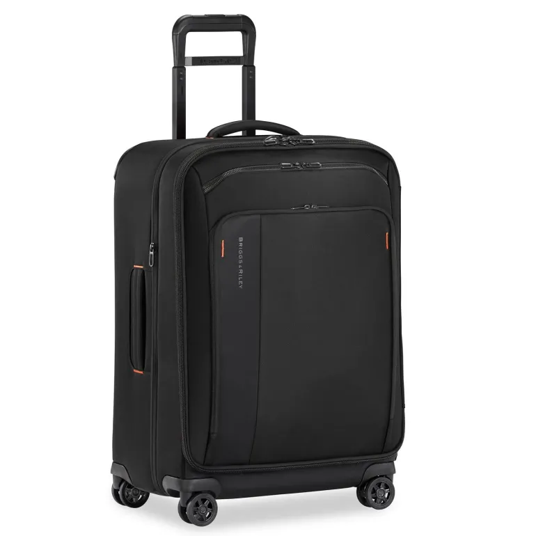 Briggs and Riley ZDX Medium Expandable Spinner Black | Altman Luggage