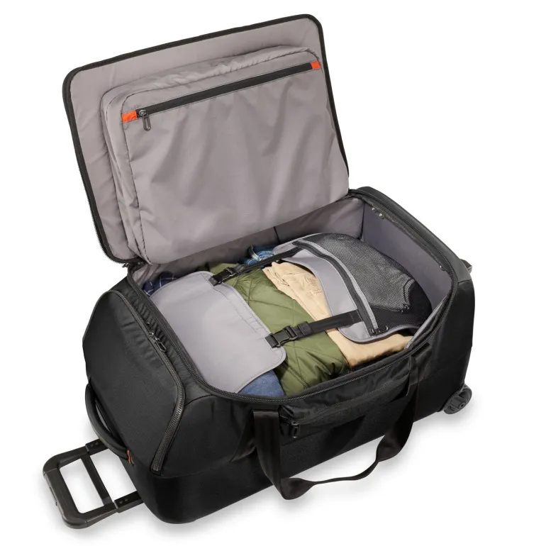 Briggs and Riley ZDX Medium Upright Duffle Black | Altman Luggage