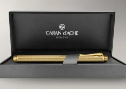 Caran D' Ache | Caran D' Ache Ecridor Chevron Gold Fountain Pen | Pen Sale