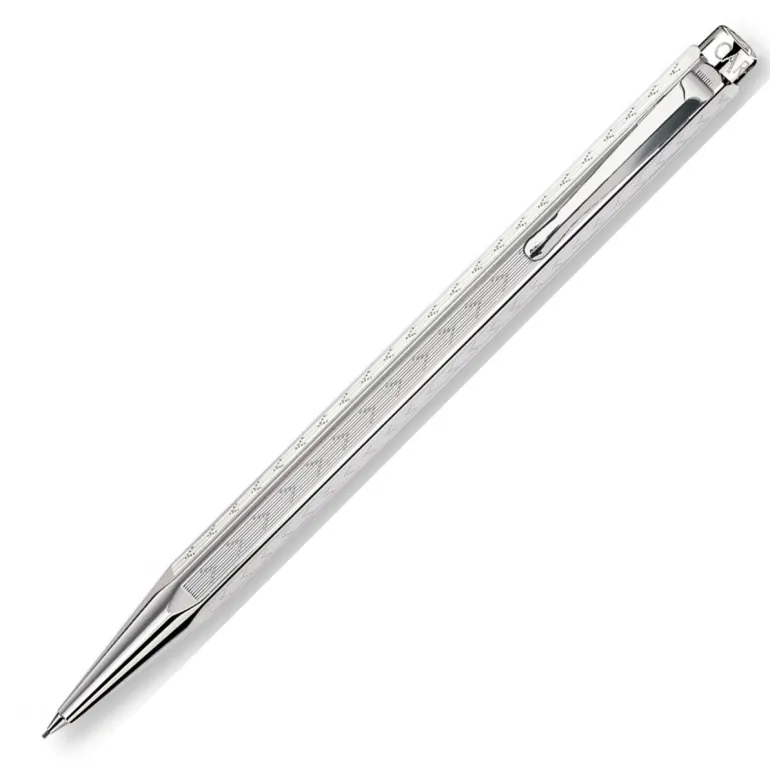 Caran D' Ache | Caran D' Ache Ecridor Chevron Palladium Ballpoint Pen | Pen Sale
